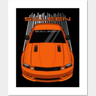 Ford Mustang Saleen 2005-2009 - Orange Posters and Art